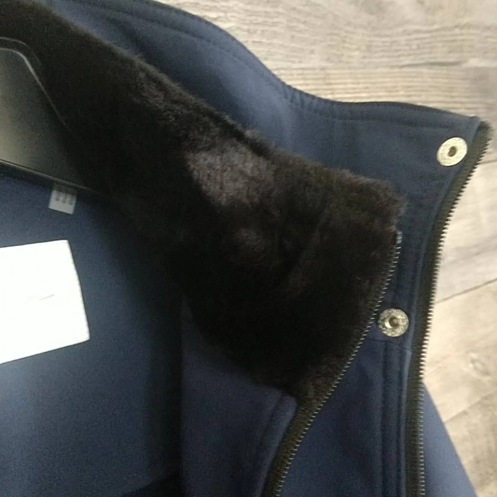 Jessica Simpson Double Zip Anorak Jacket Navy XS