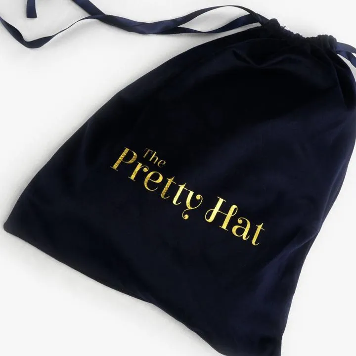 Laura Satin Lined Beanie With Detachable Pom - Royal Blue