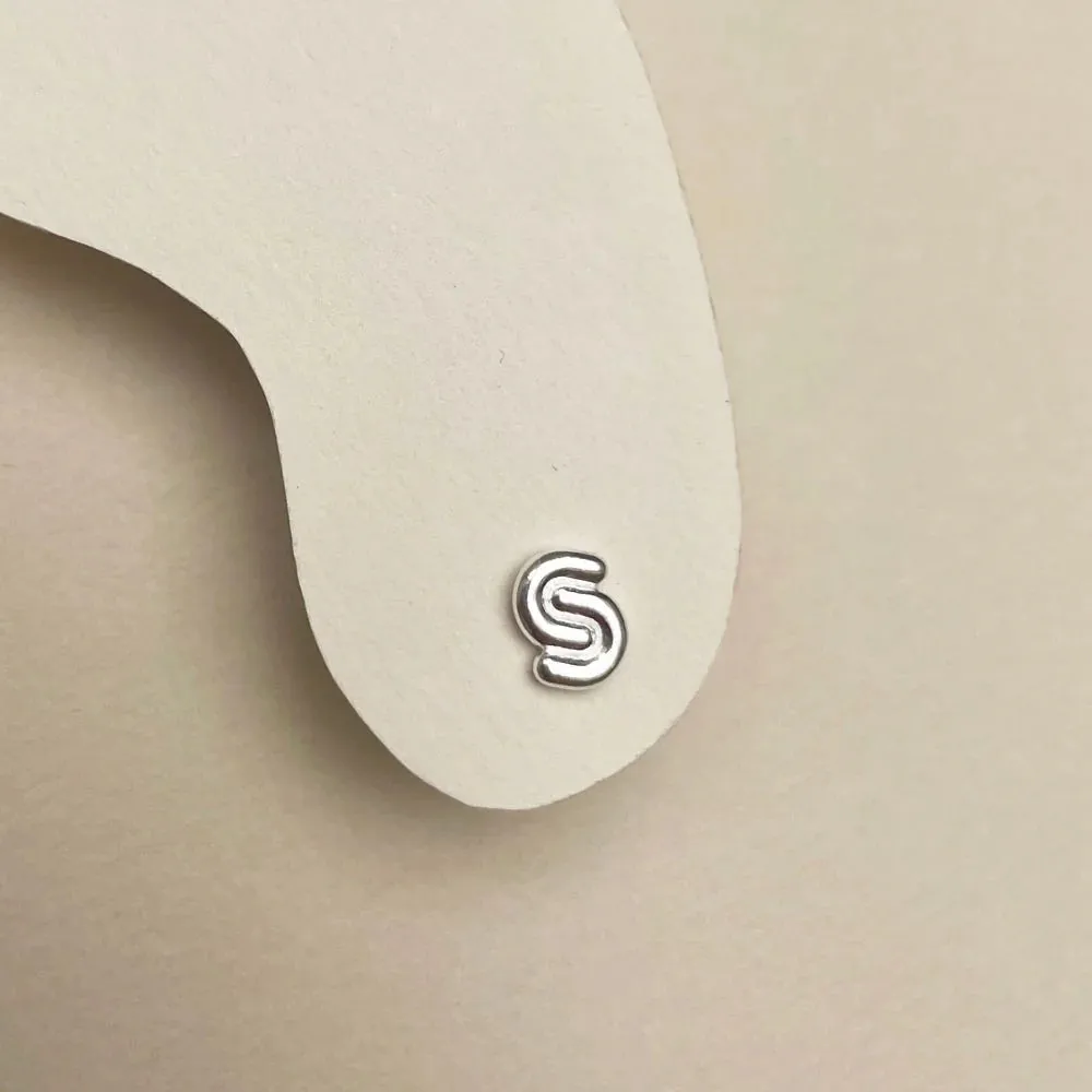 LINDA TAHIJA Two Fold Stud SILVER