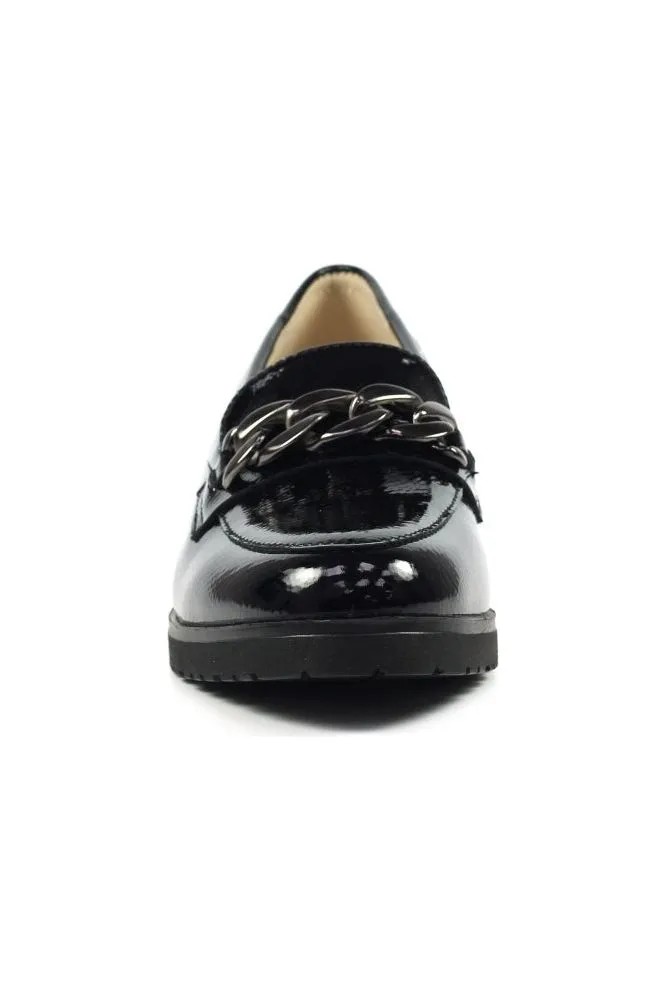 Lunar FLW004 Zora chain detail shoe in pewter