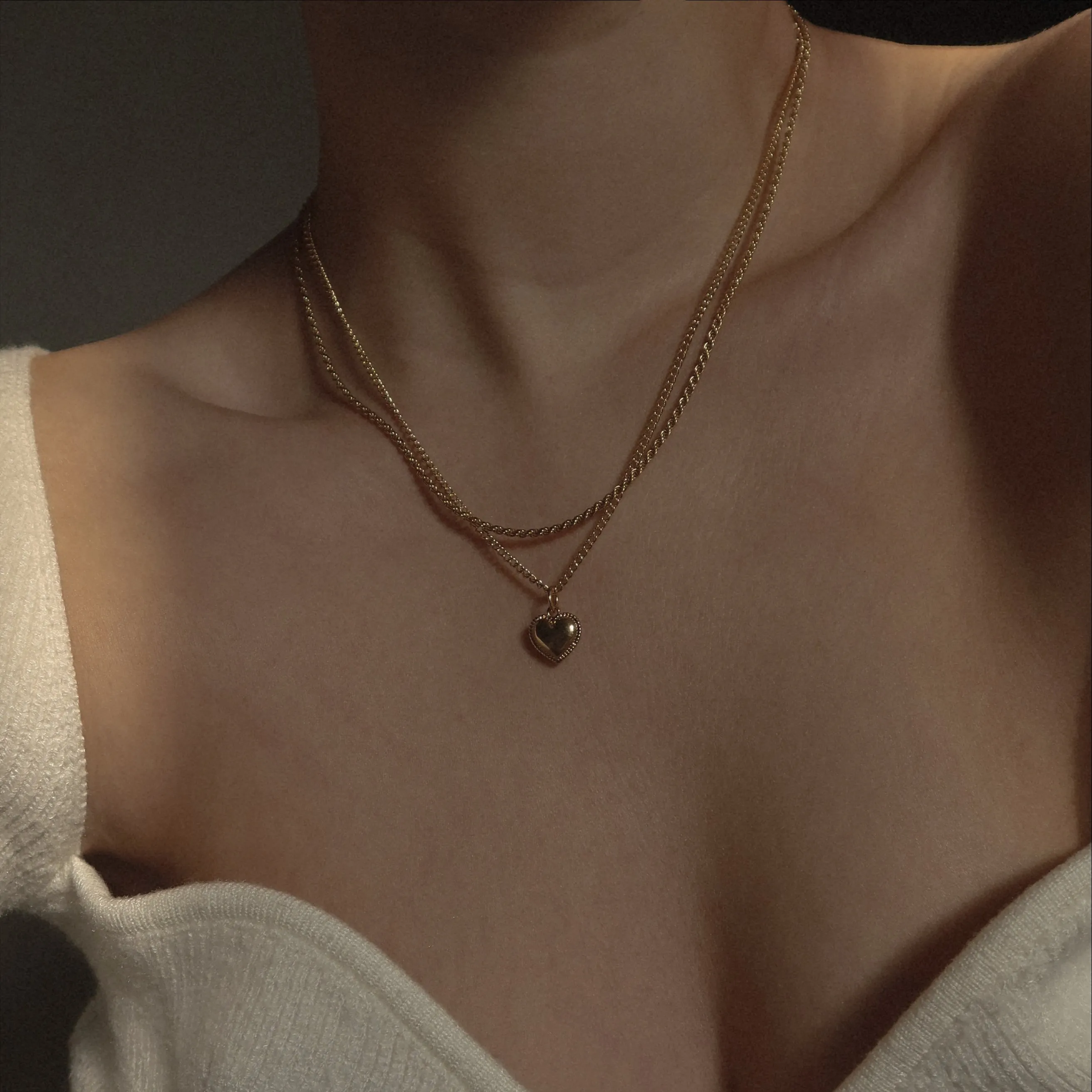 Maxwell French Rope Chain Necklace