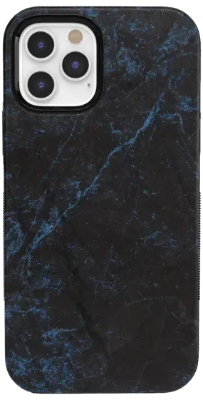 Midnight Marble | Black & Navy Case
