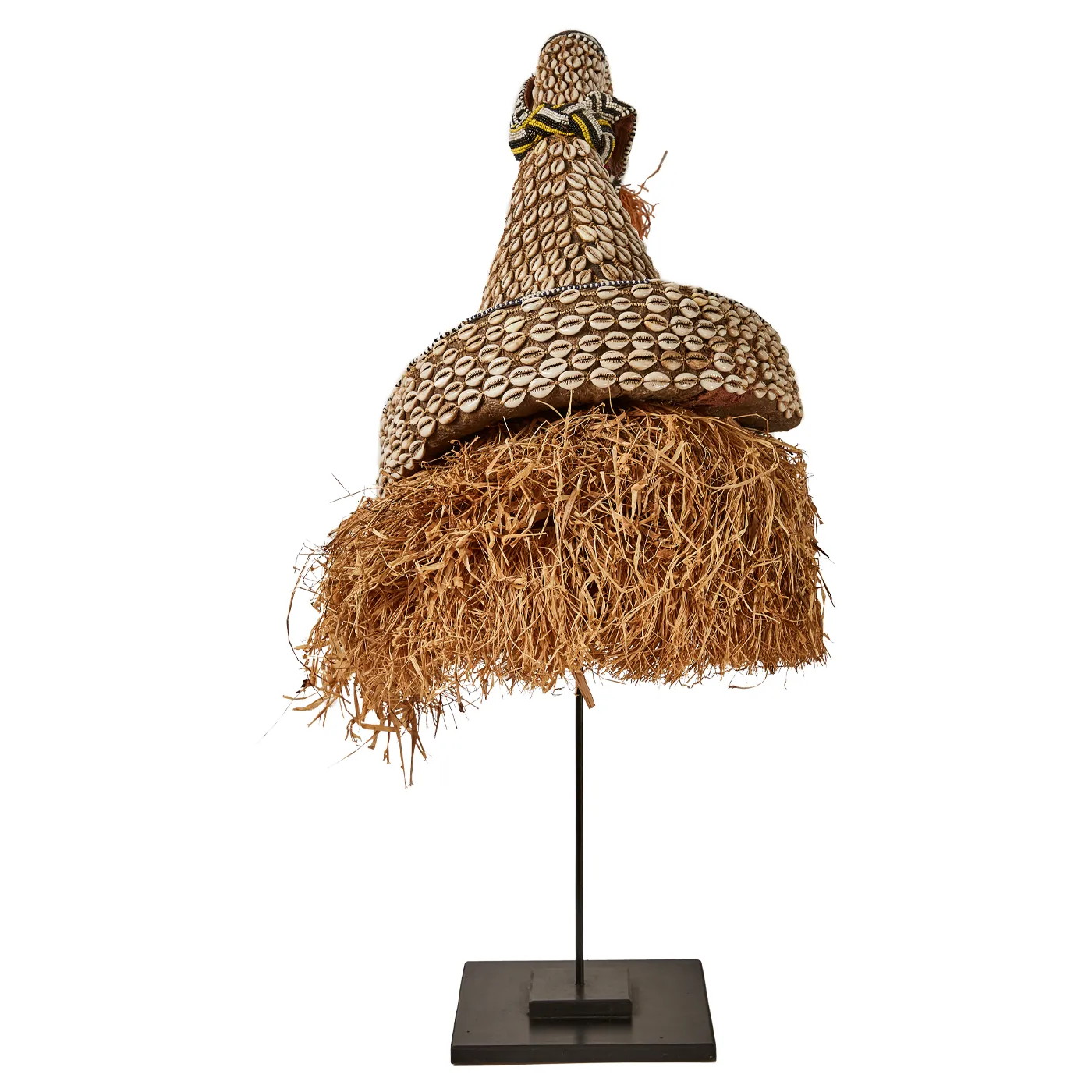 Mukenga Royal Kuba Helmet Mask