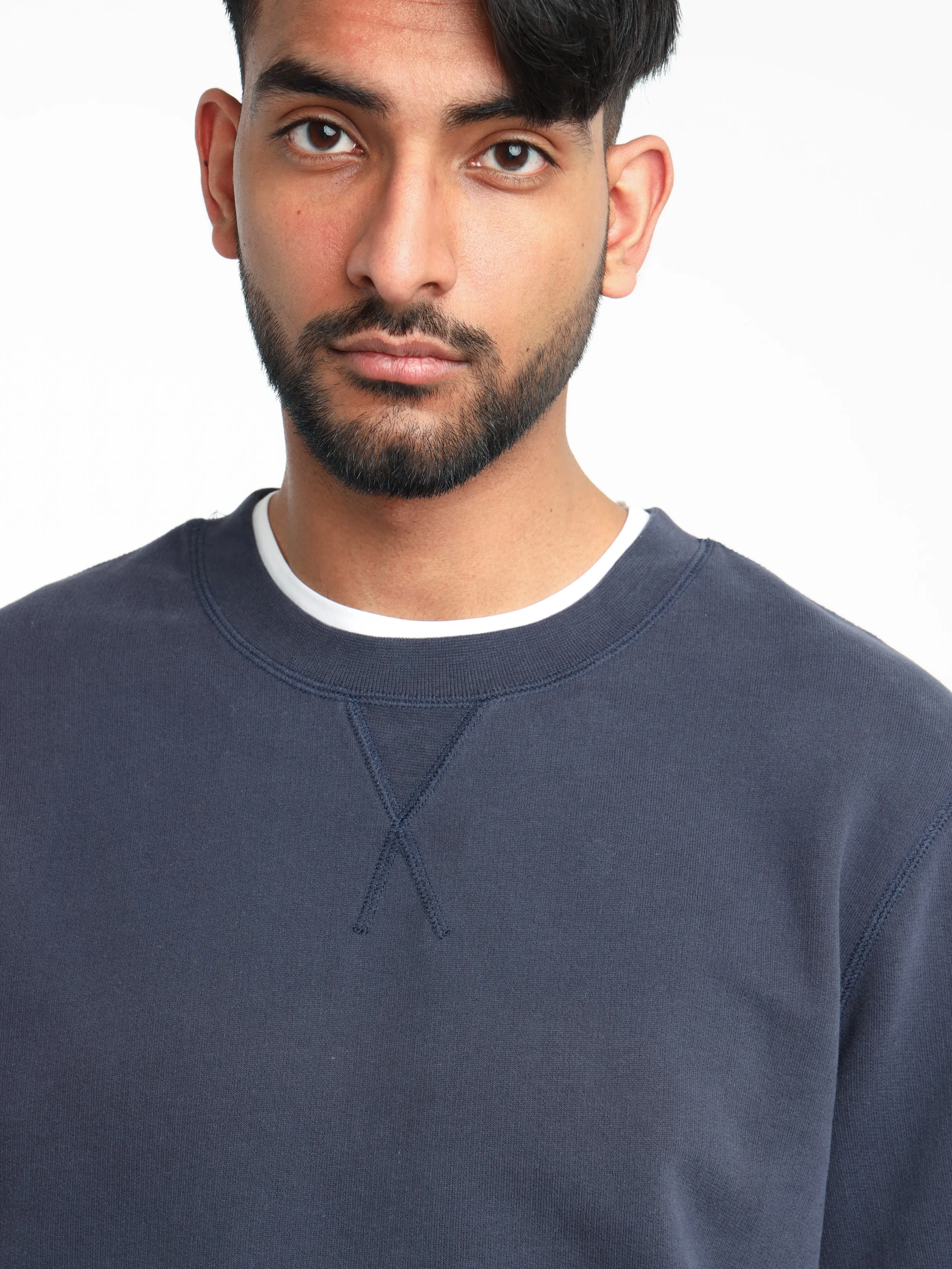 Navy Loopback Sweatshirt