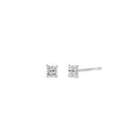 Quaditta Studs | Silver & CZ