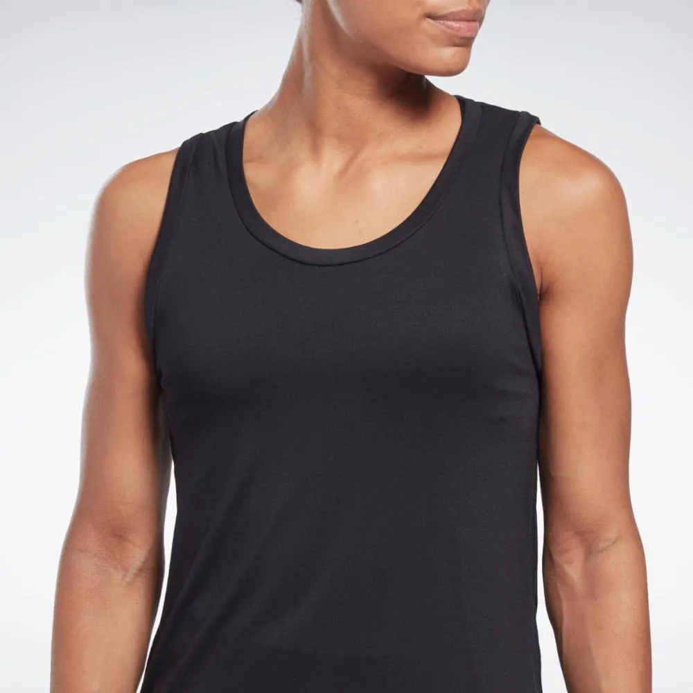 Reebok Apparel Women  Activchill DreamBlend Tank Top BLACK