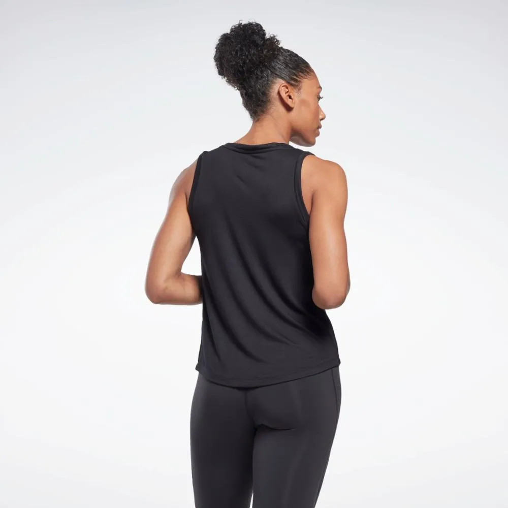 Reebok Apparel Women  Activchill DreamBlend Tank Top BLACK