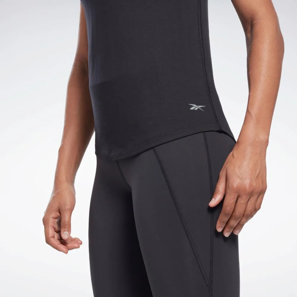 Reebok Apparel Women  Activchill DreamBlend Tank Top BLACK