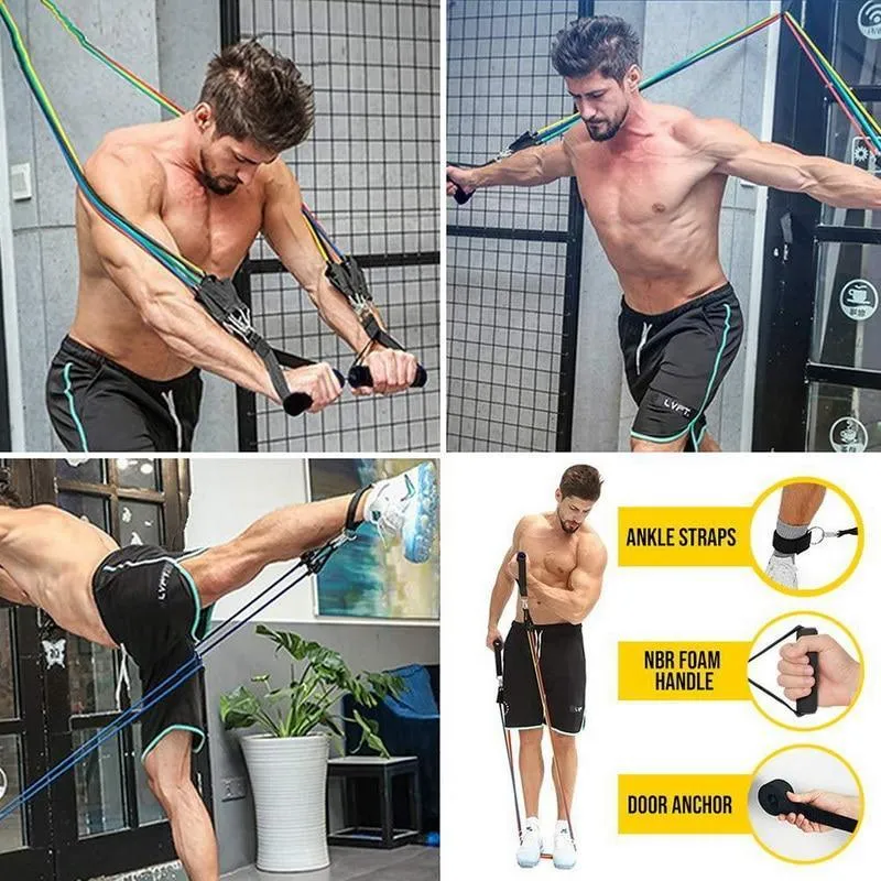 Resistance Home Workout Band (11 Pcs Set)
