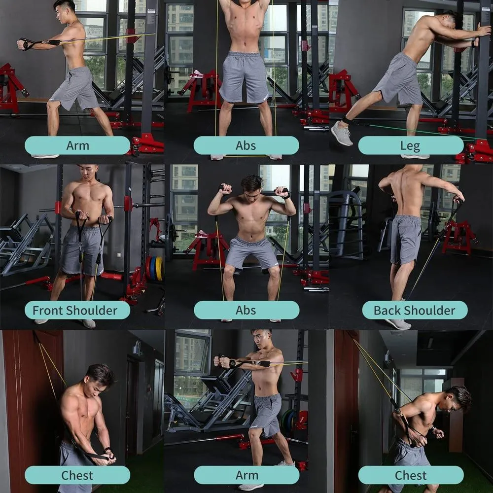 Resistance Home Workout Band (11 Pcs Set)