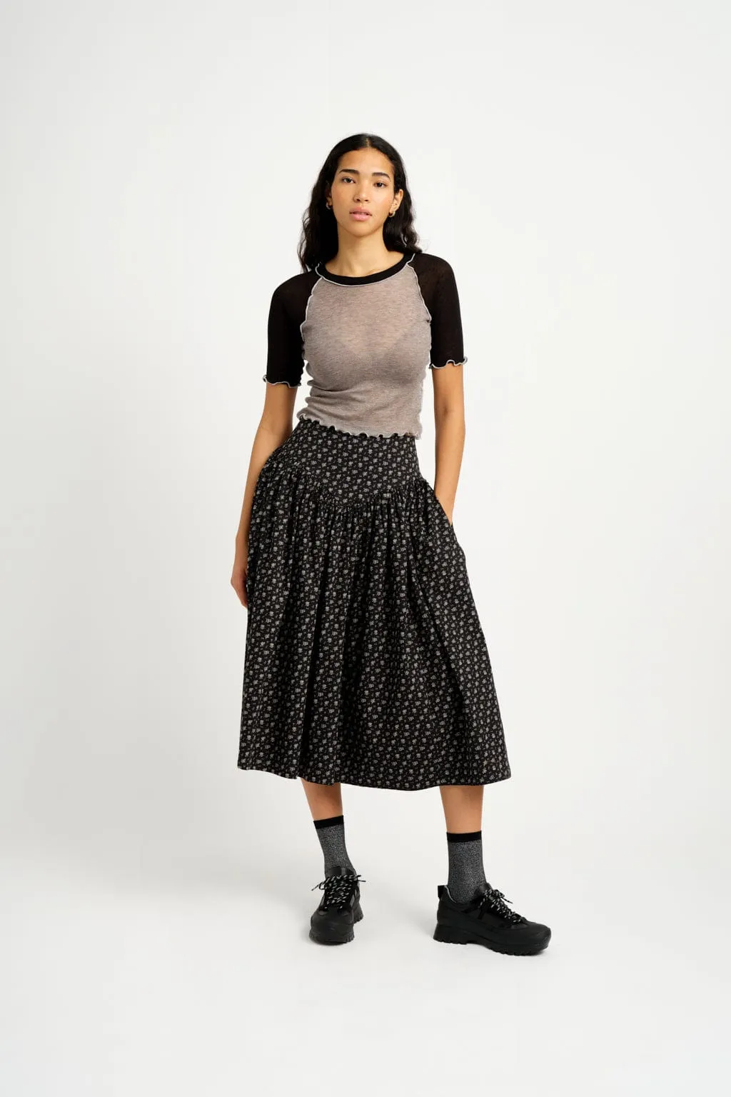 Ruth Tee Grey Black