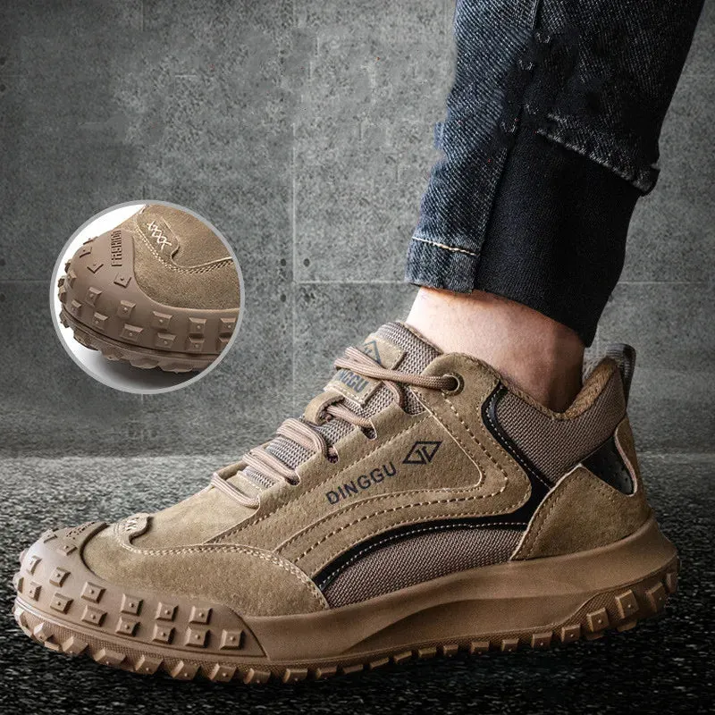 Safety Shoes Men's For work Indestructible Wear-resisting Work Sneakers Kevlar Insole Protective Steel Toe Boots