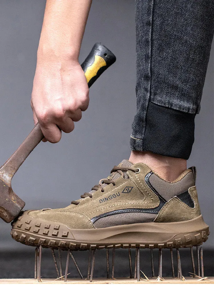 Safety Shoes Men's For work Indestructible Wear-resisting Work Sneakers Kevlar Insole Protective Steel Toe Boots
