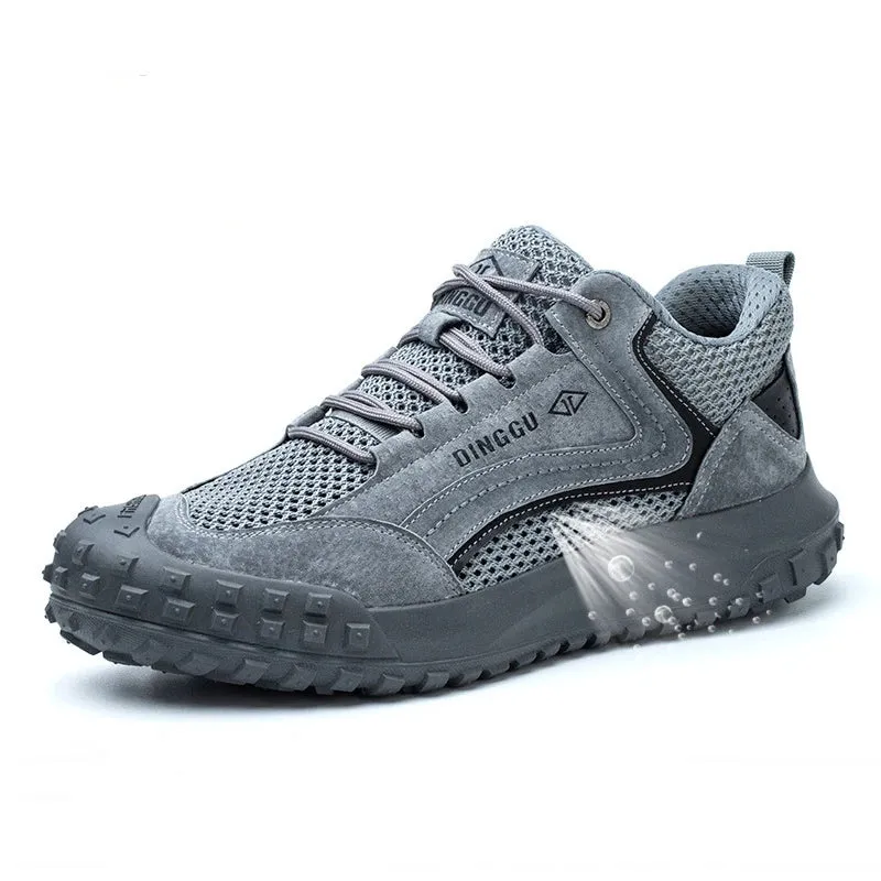 Safety Shoes Men's For work Indestructible Wear-resisting Work Sneakers Kevlar Insole Protective Steel Toe Boots