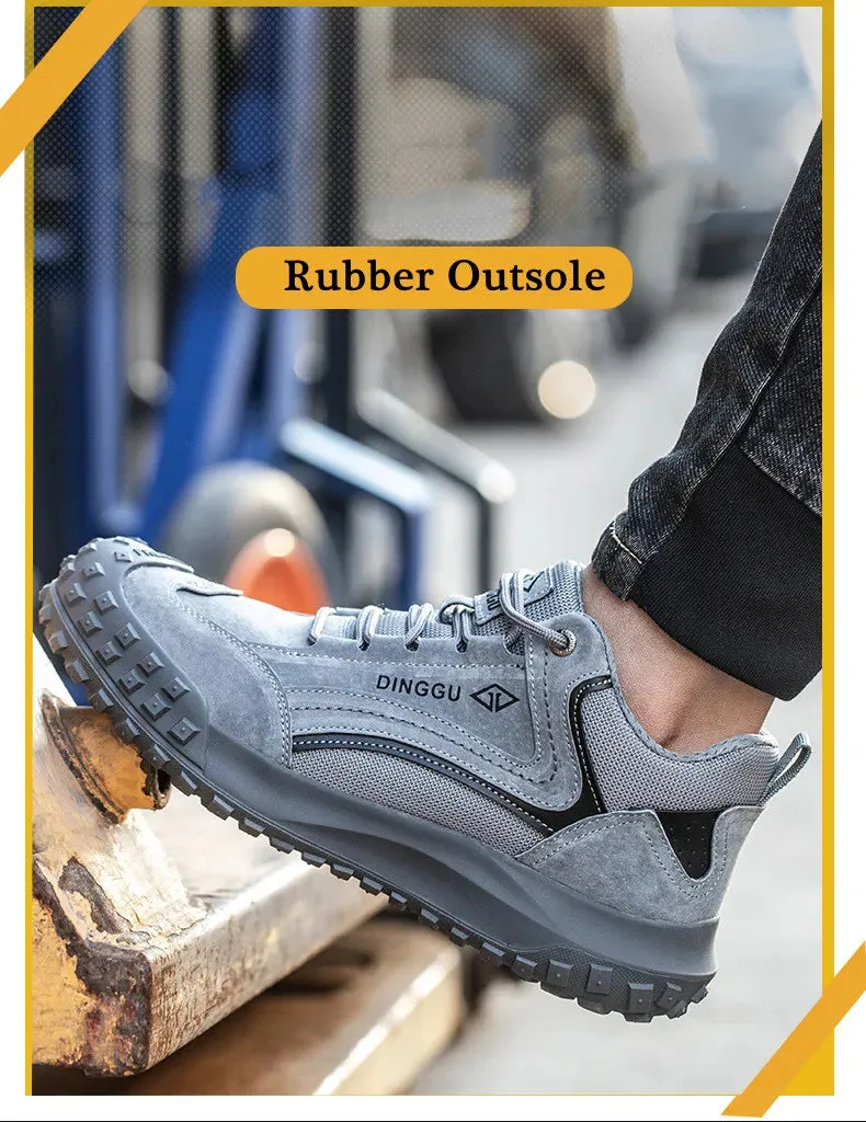 Safety Shoes Men's For work Indestructible Wear-resisting Work Sneakers Kevlar Insole Protective Steel Toe Boots