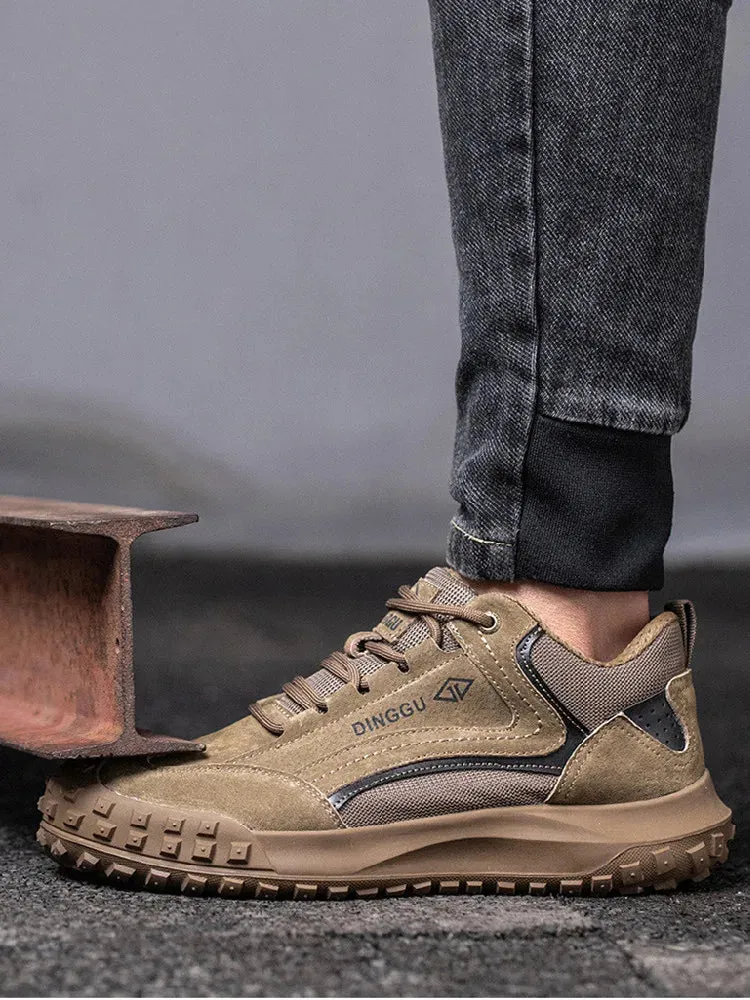 Safety Shoes Men's For work Indestructible Wear-resisting Work Sneakers Kevlar Insole Protective Steel Toe Boots