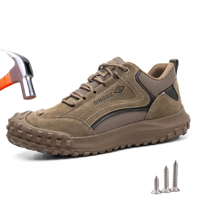 Safety Shoes Men's For work Indestructible Wear-resisting Work Sneakers Kevlar Insole Protective Steel Toe Boots
