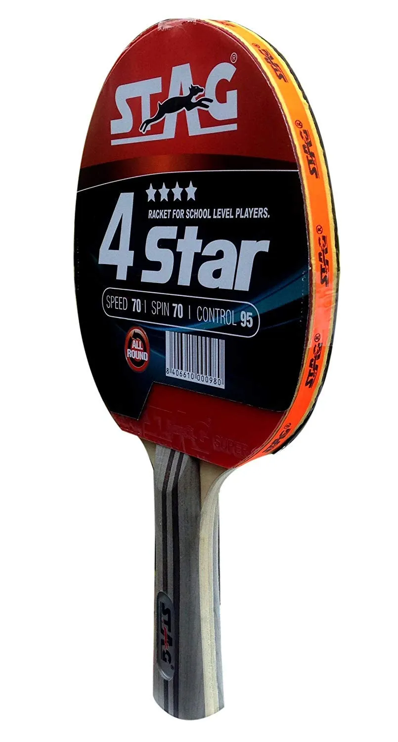 STAG 4 Star Table Tennis TT Racket