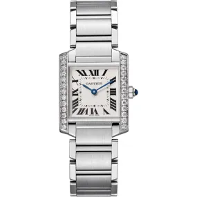 Tank Francaise Medium with Diamonds
