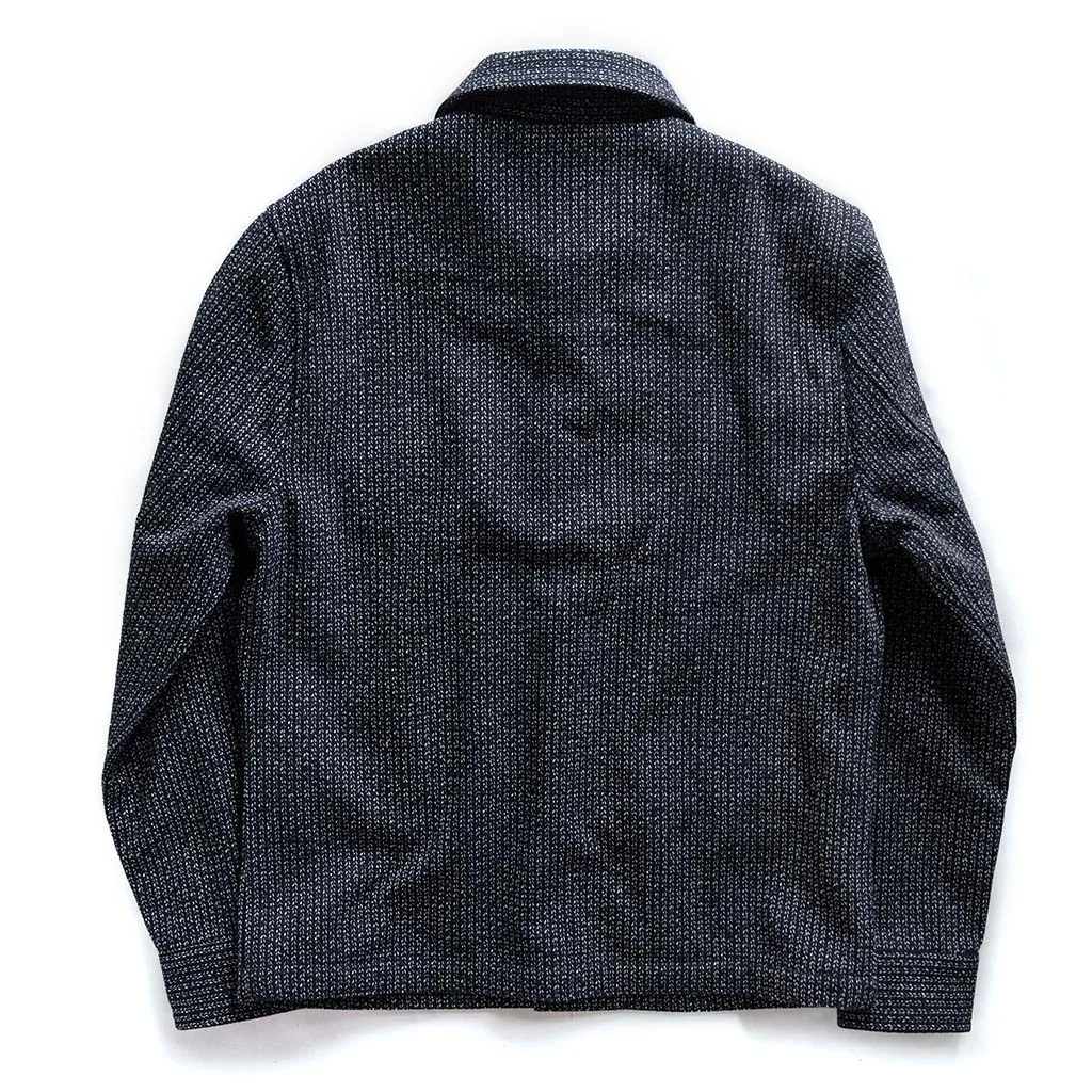 The Decker Jacket in Navy Wool Beach Cloth