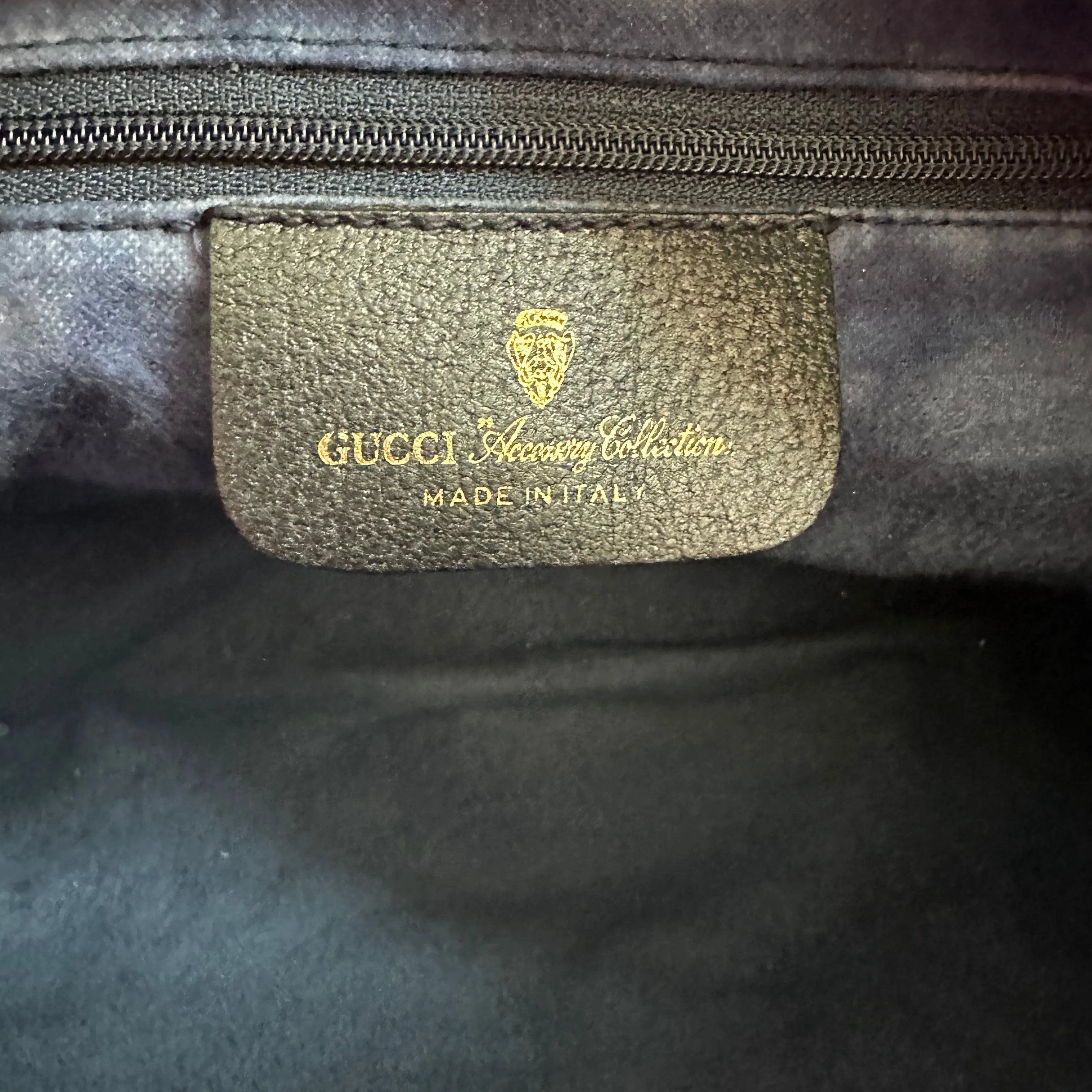 The Junco - Navy Vintage GG Shoulder/Crossbody Bag