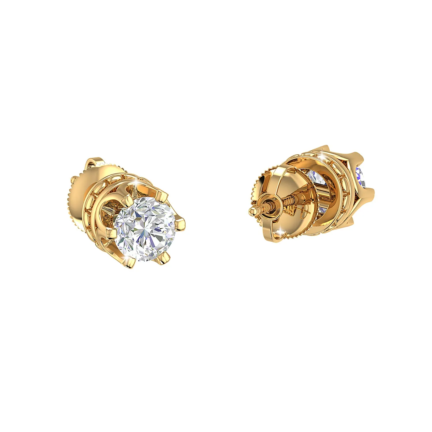 THE PRINCESS DIAMOND STUDS