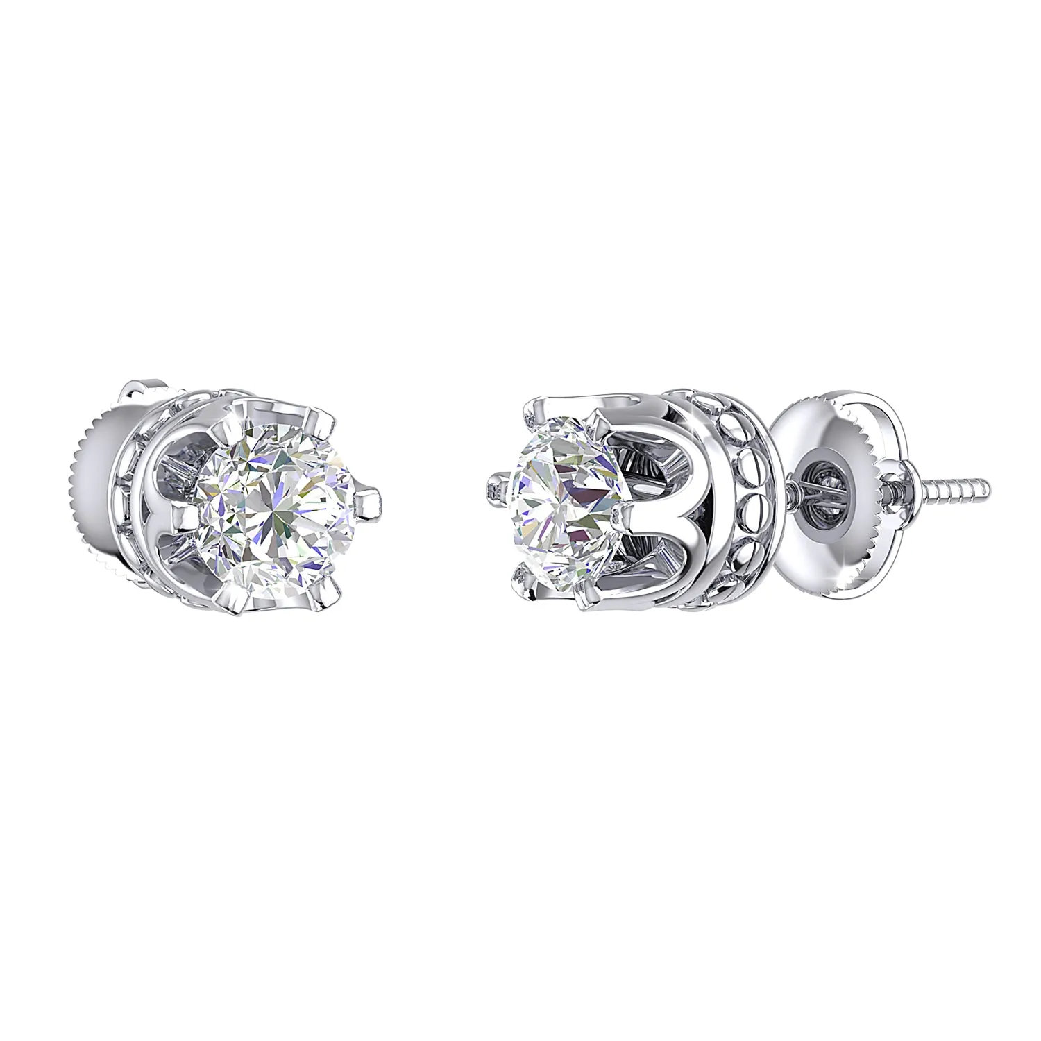 THE PRINCESS DIAMOND STUDS