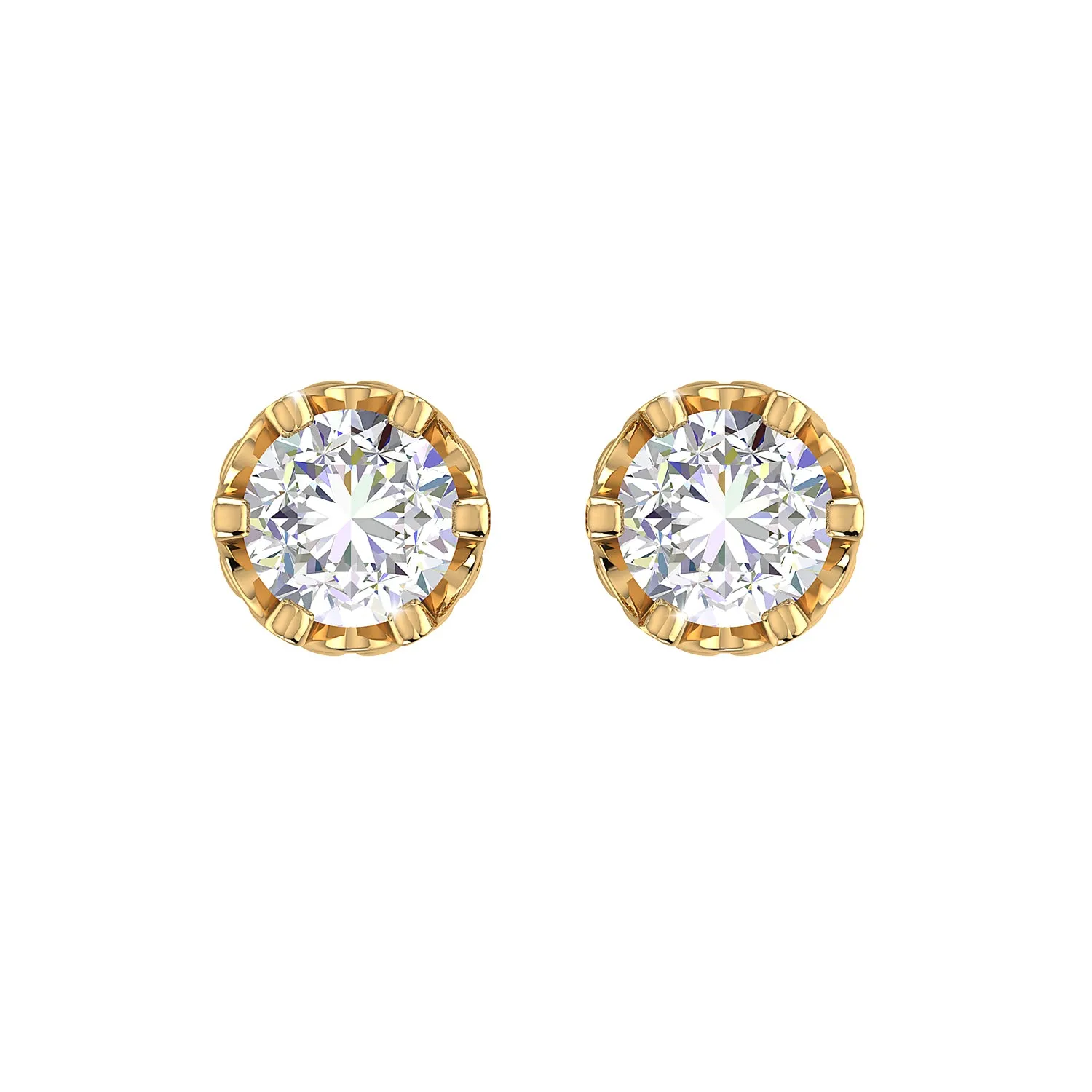 THE PRINCESS DIAMOND STUDS