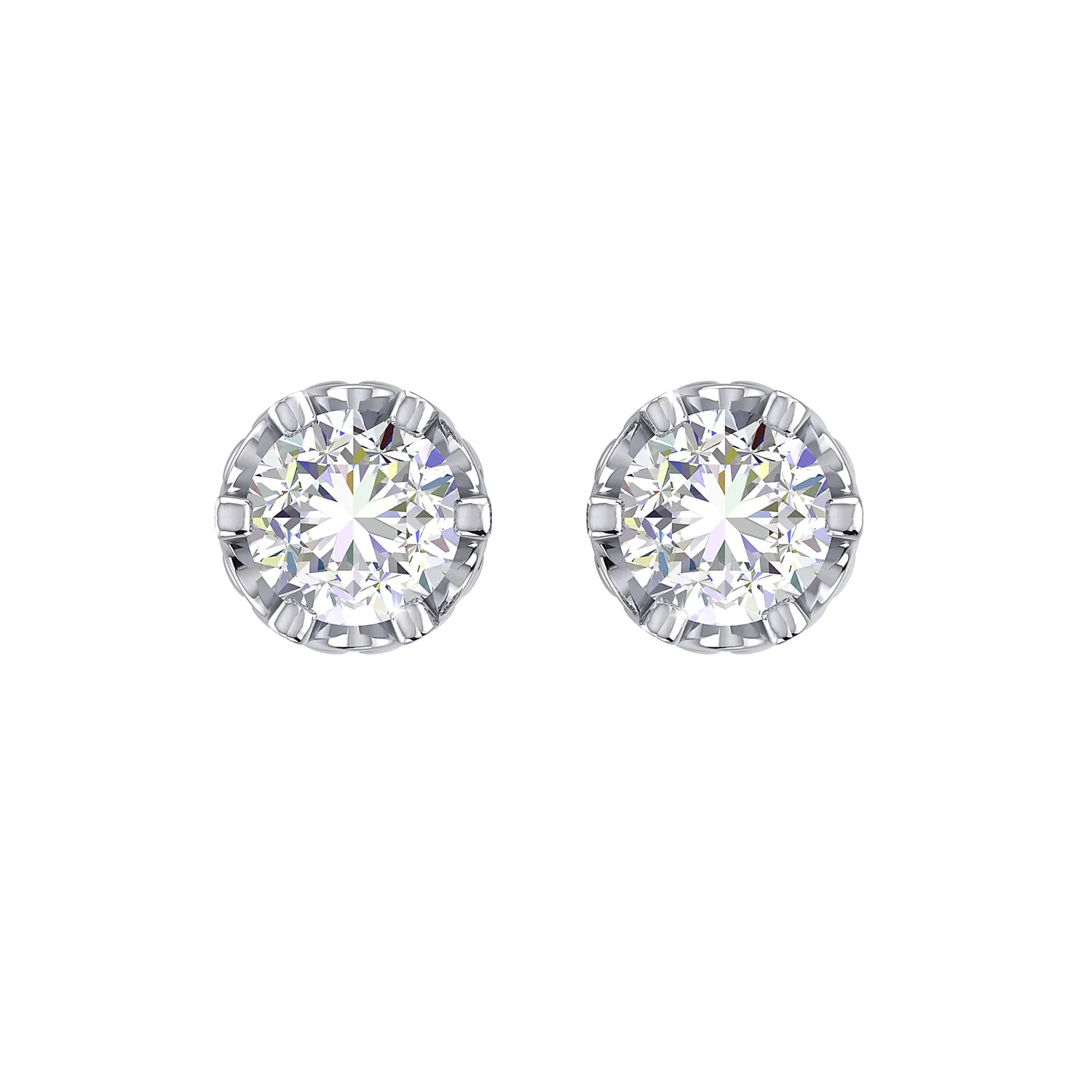 THE PRINCESS DIAMOND STUDS