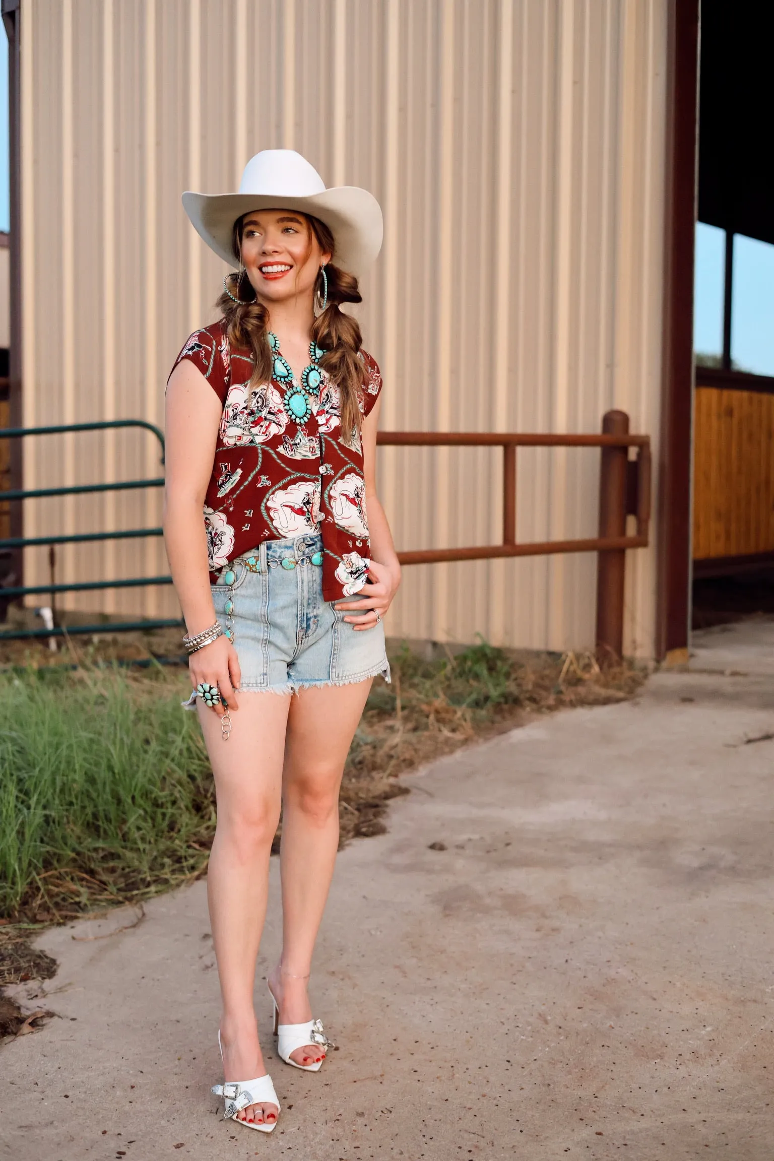 The Western Horizon Short Sleeve Top