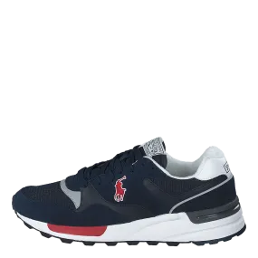 Trackster 100 Leather Sneaker Newport Navy/Auth Navy