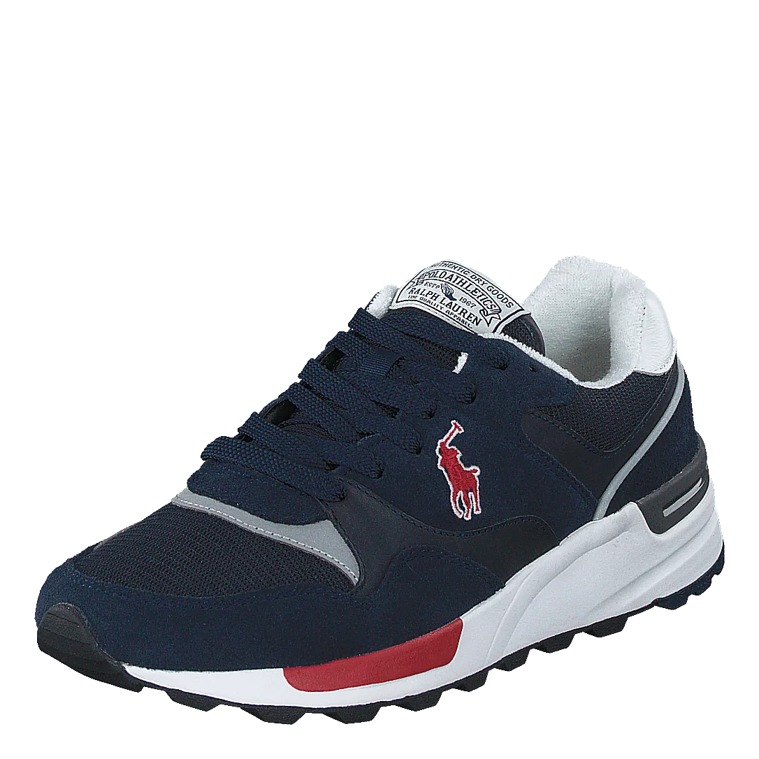 Trackster 100 Leather Sneaker Newport Navy/Auth Navy