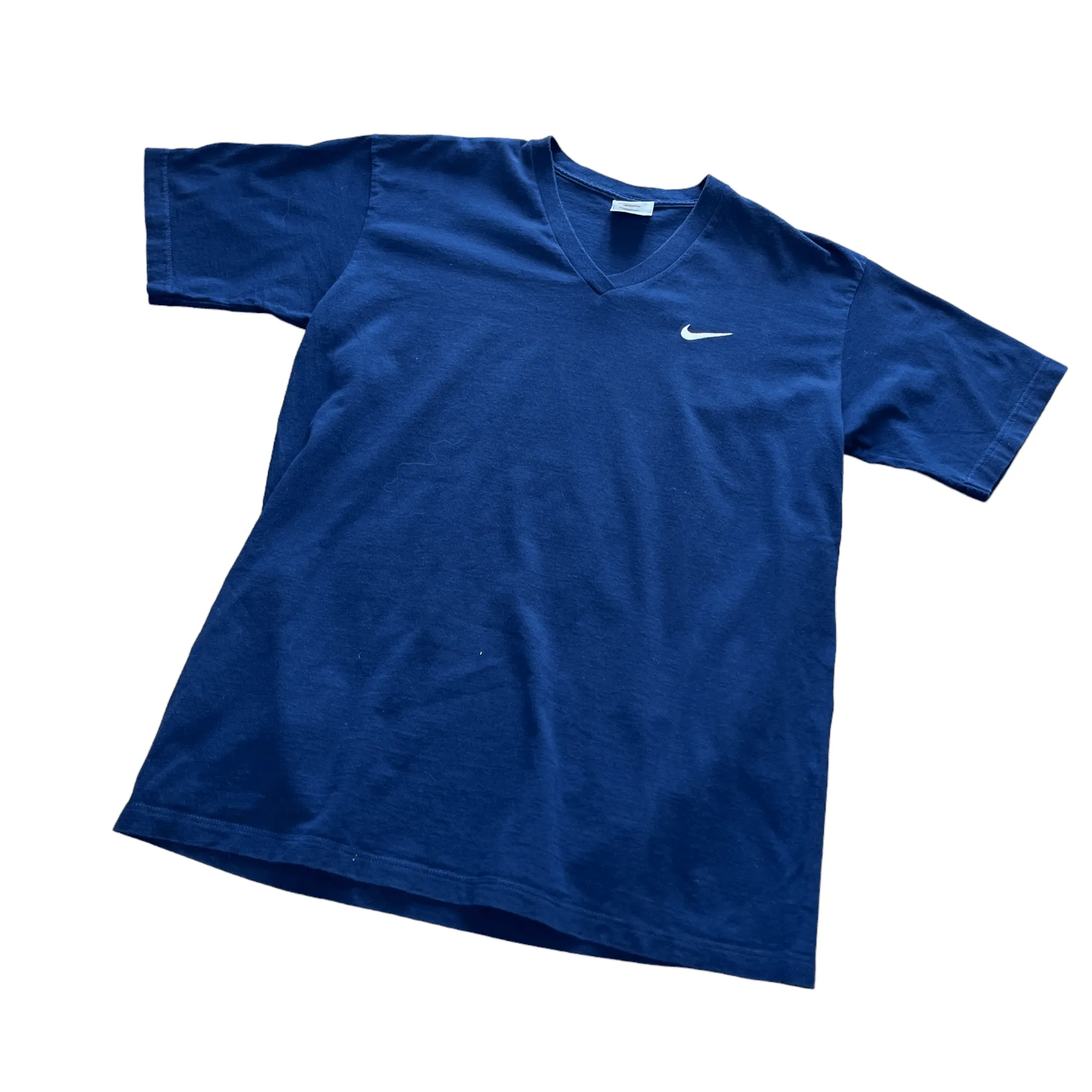 Vintage 90s Navy Blue Nike Tee - Medium