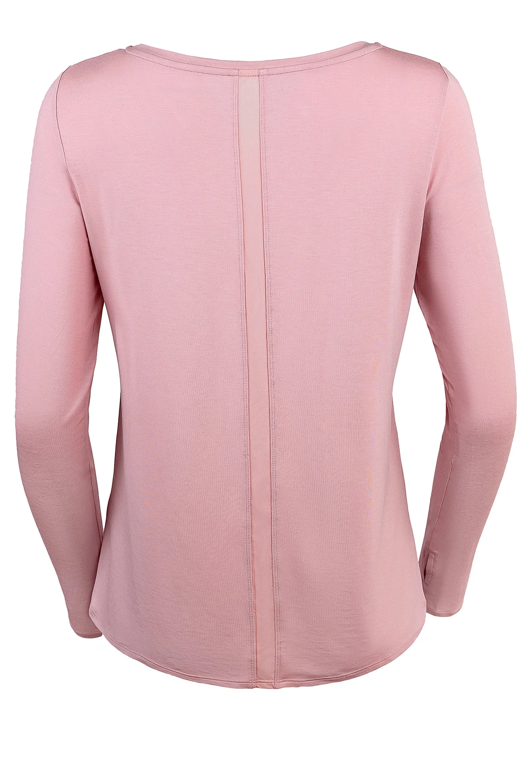 Wave Long Sleeve Top - Rose Blossom