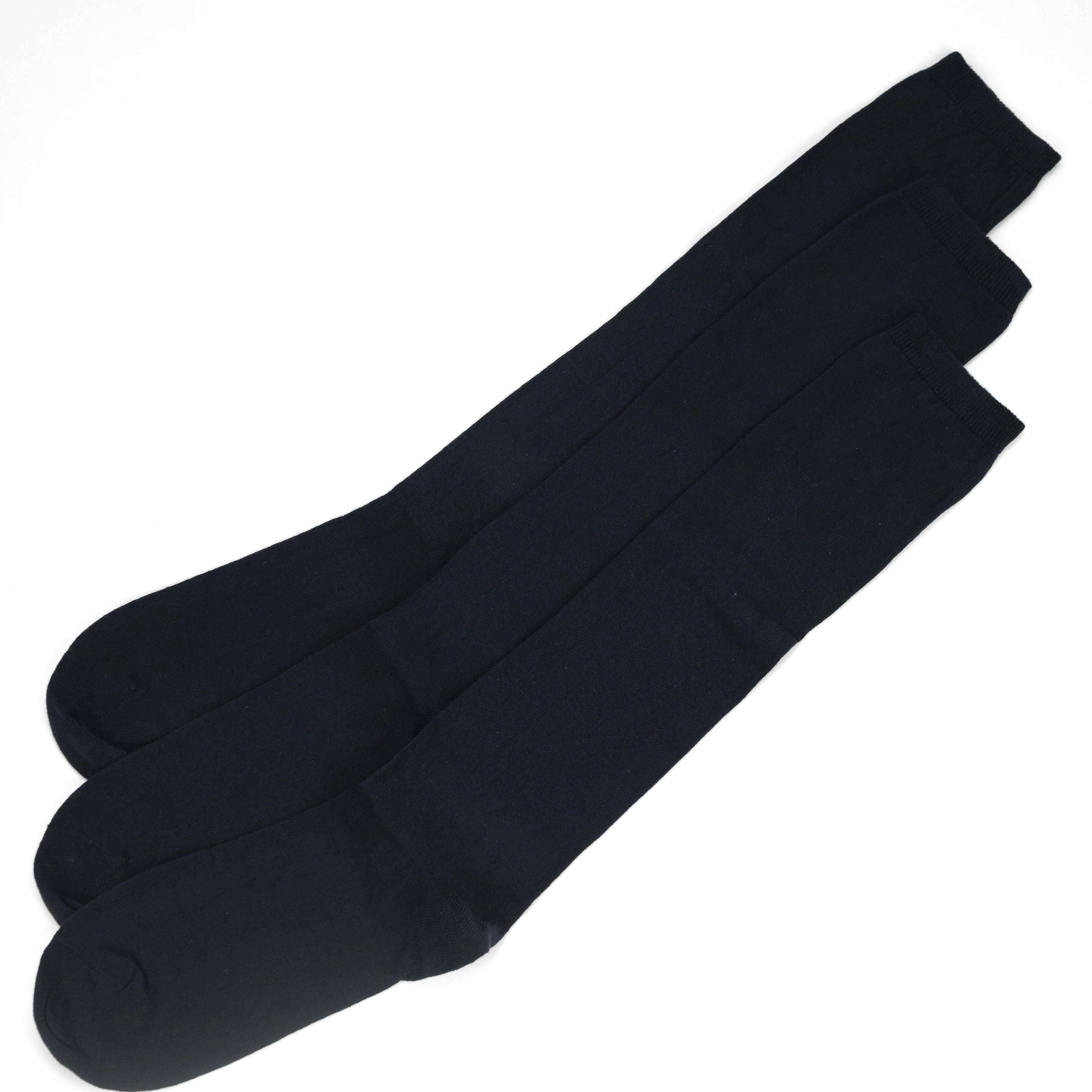 Women's 100% Combed Cotton Knee Hi 3 Pair Pack